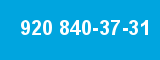 920 840-37-31
